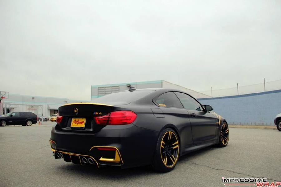 BMW M4 Coupe by Impressive Wrap 2015 года  (фото 2 из 10)
